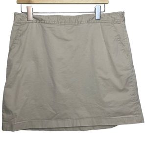 Vineyard Vines Women’s Khaki Side Zip Utility Skirt A Line Golf #2R0466 Sz 10